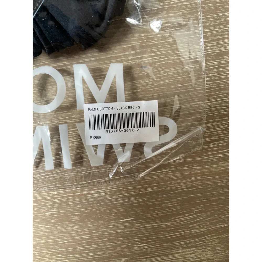 Monday Swimwear Palma Bottom Black Small New With Tags